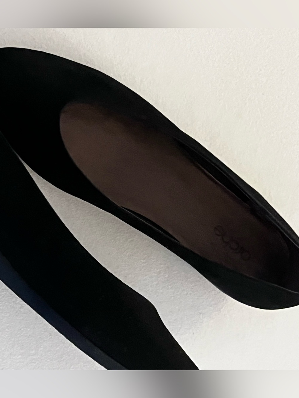 Arche Black Women's Black Suede Ballet Flats